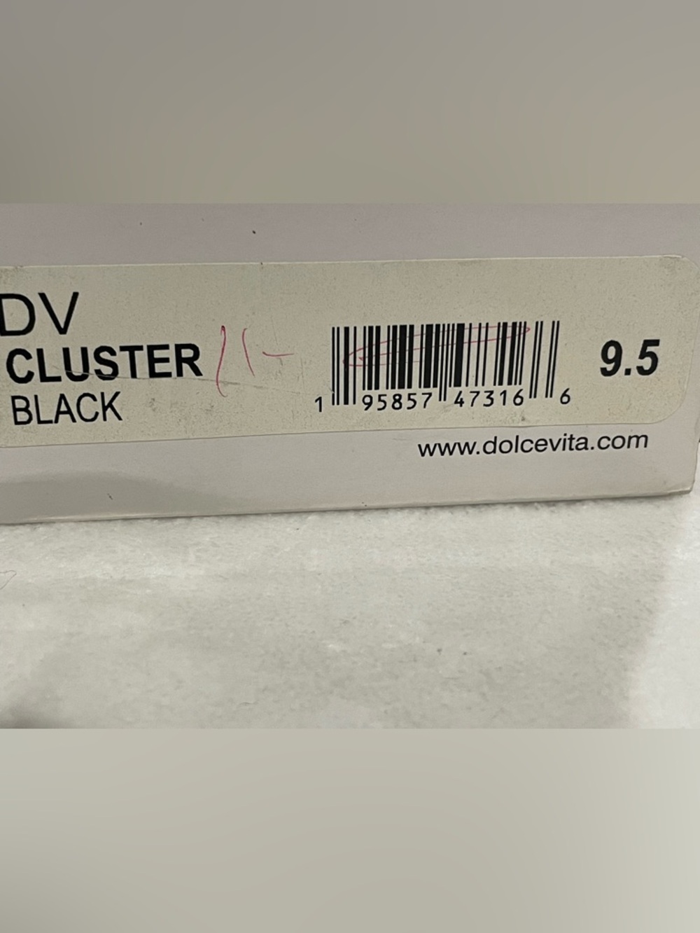 Dolce Vita Cluster Black Gladiator Strappy Block Heel Sandal Sz 9.5 BNWB - Picture 9 of 9